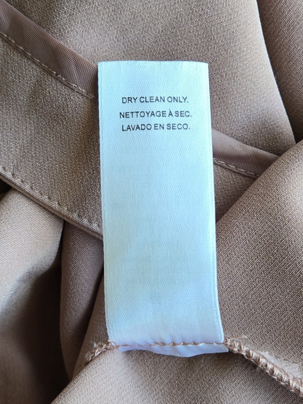 Dynamite Dusty Pink 2-in-1 Sleeveless Trench Coat Dress Size Medium - Picture 7 of 9
